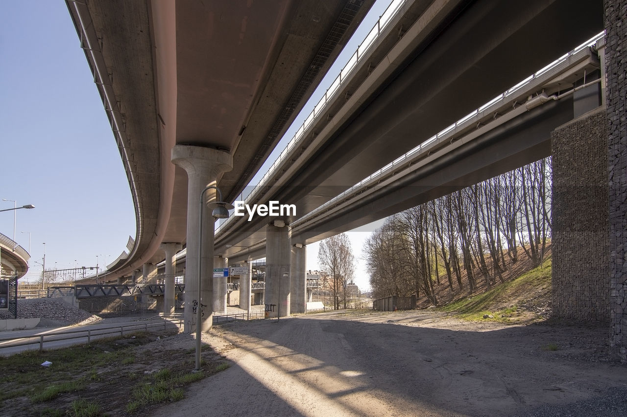 VIEW OF BRIDGE OVER ROAD