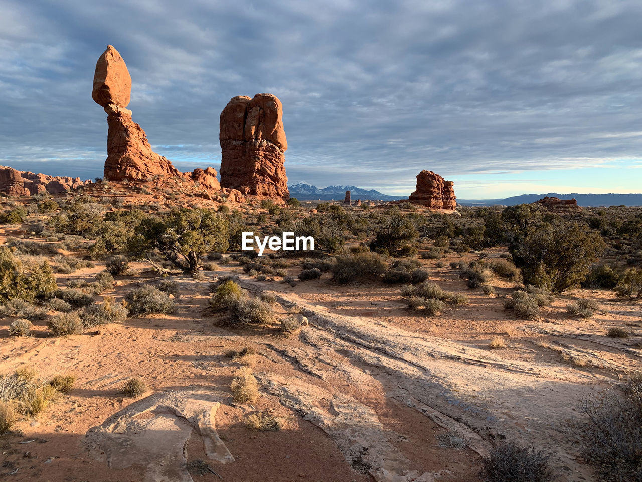 Arches national park landscape in utah near moab