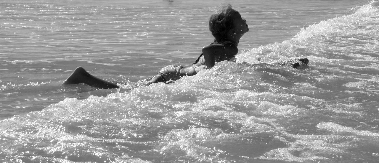 Child in shallow water