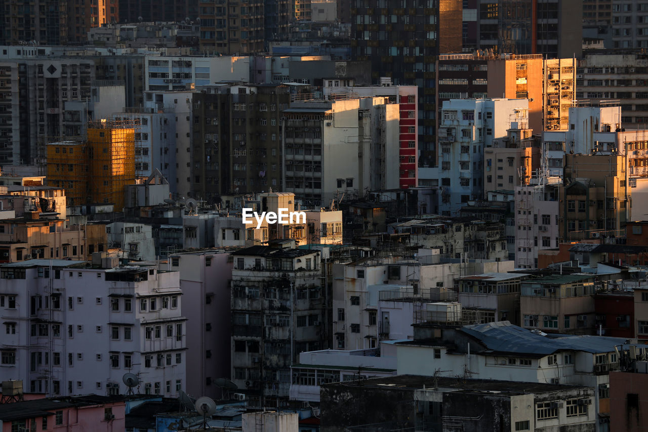 Cityscape during sunrise