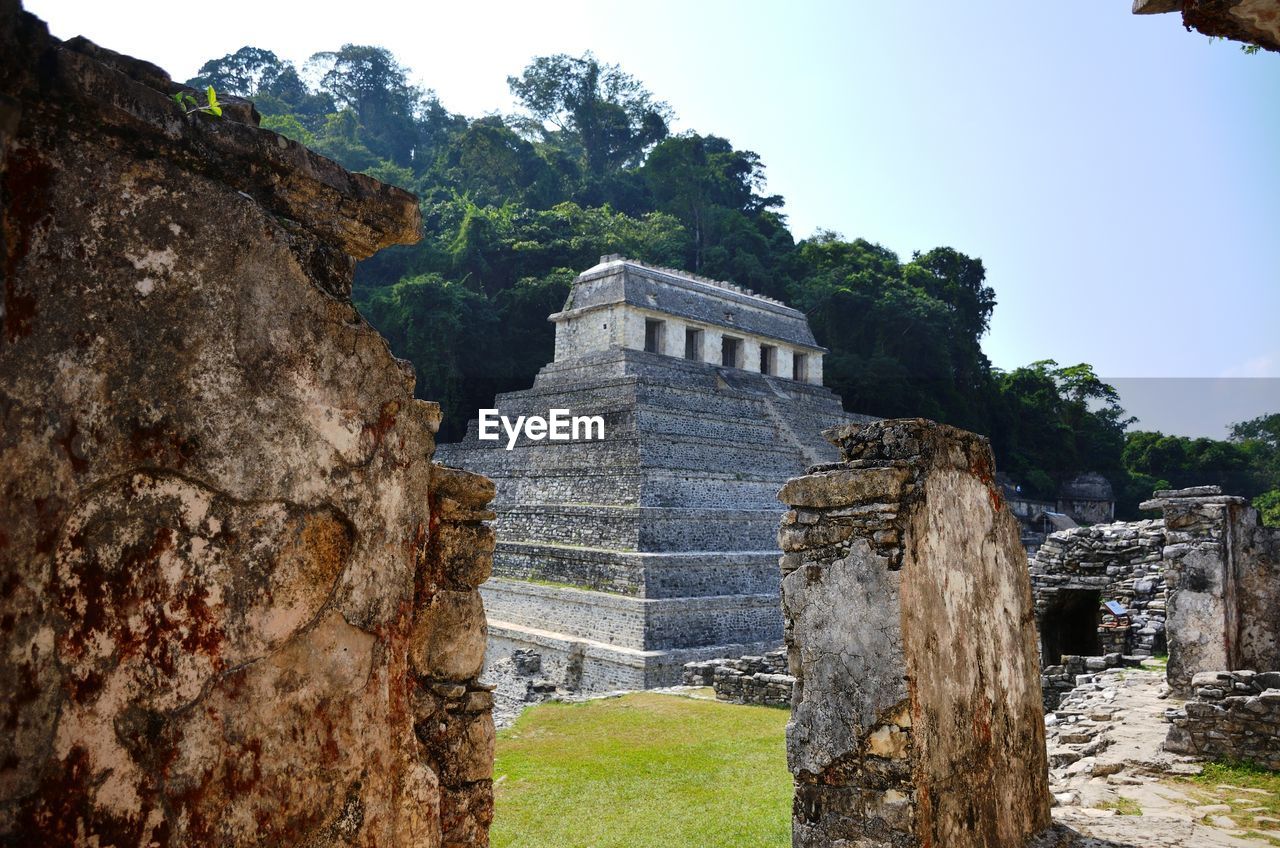 Palenque, a maya ancient city in southern mexico