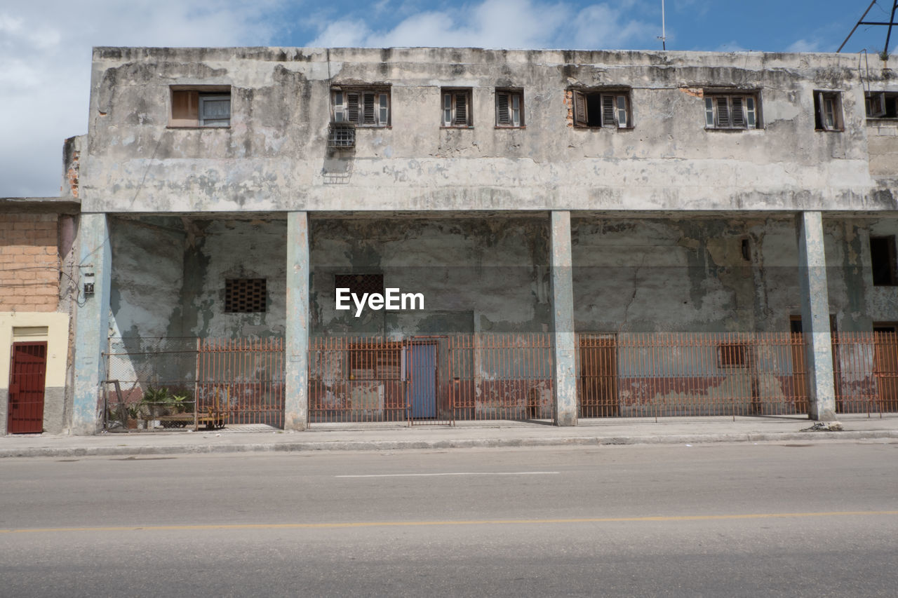 EXTERIOR OF ABANDONED BUILDING