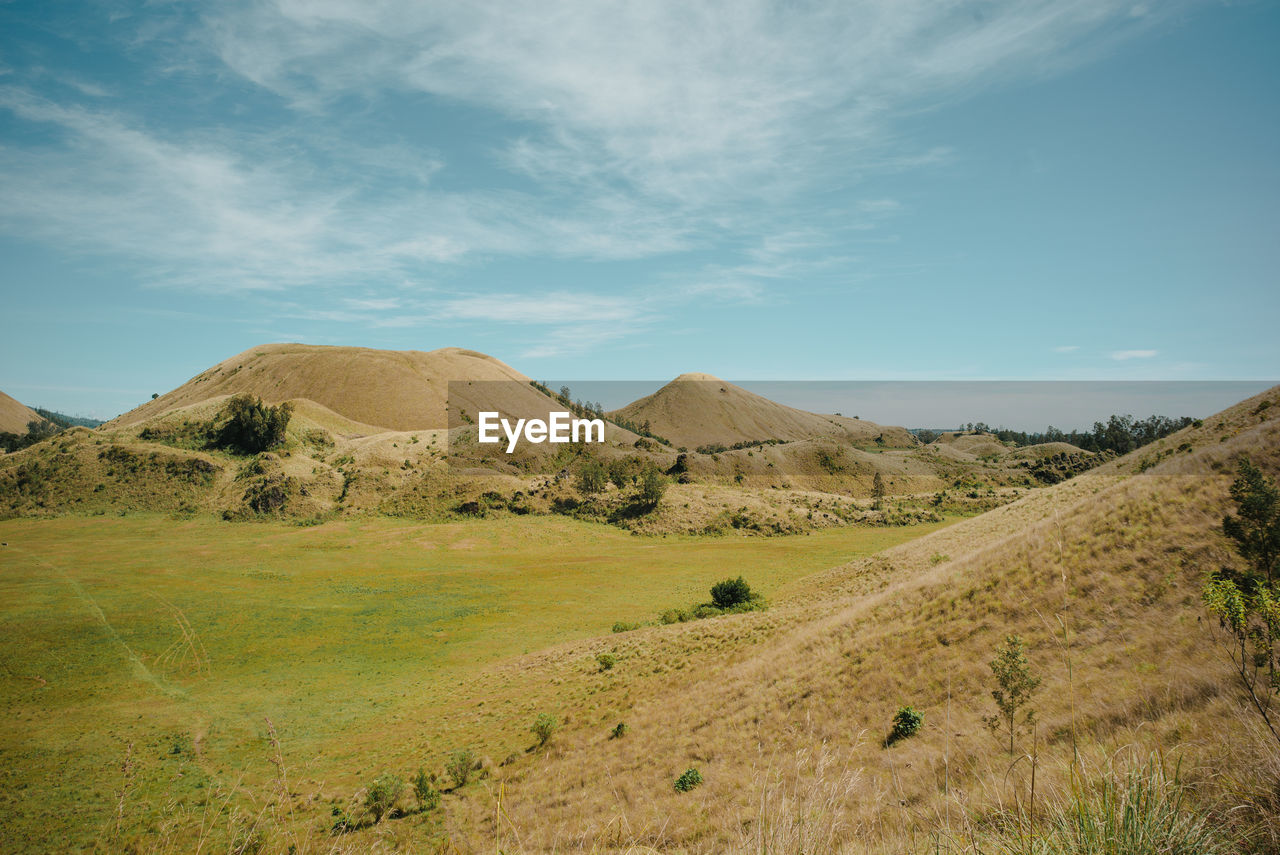 Scenic view of landscape against sky