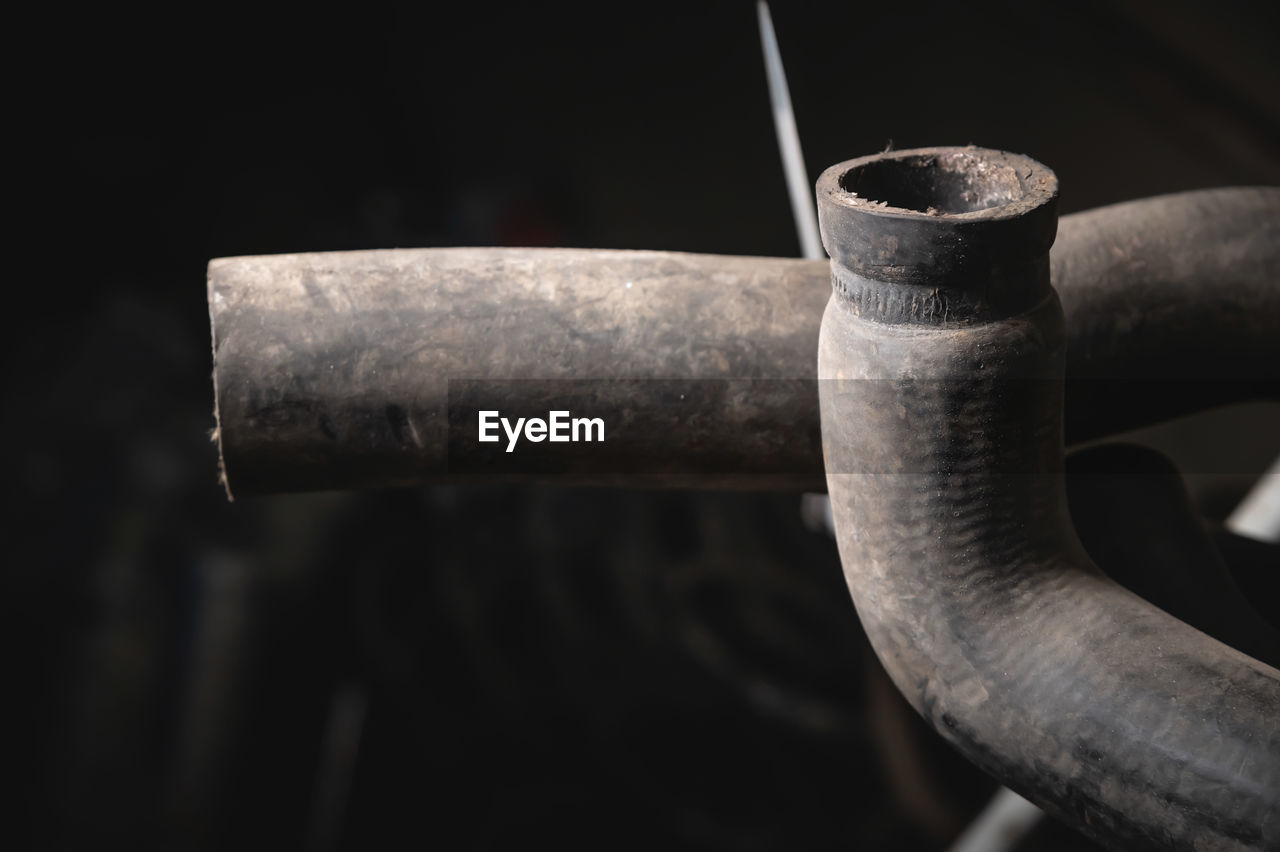 iron, close-up, metal, weapon, macro photography, no people, black background, work tool, focus on foreground, darkness, black, indoors