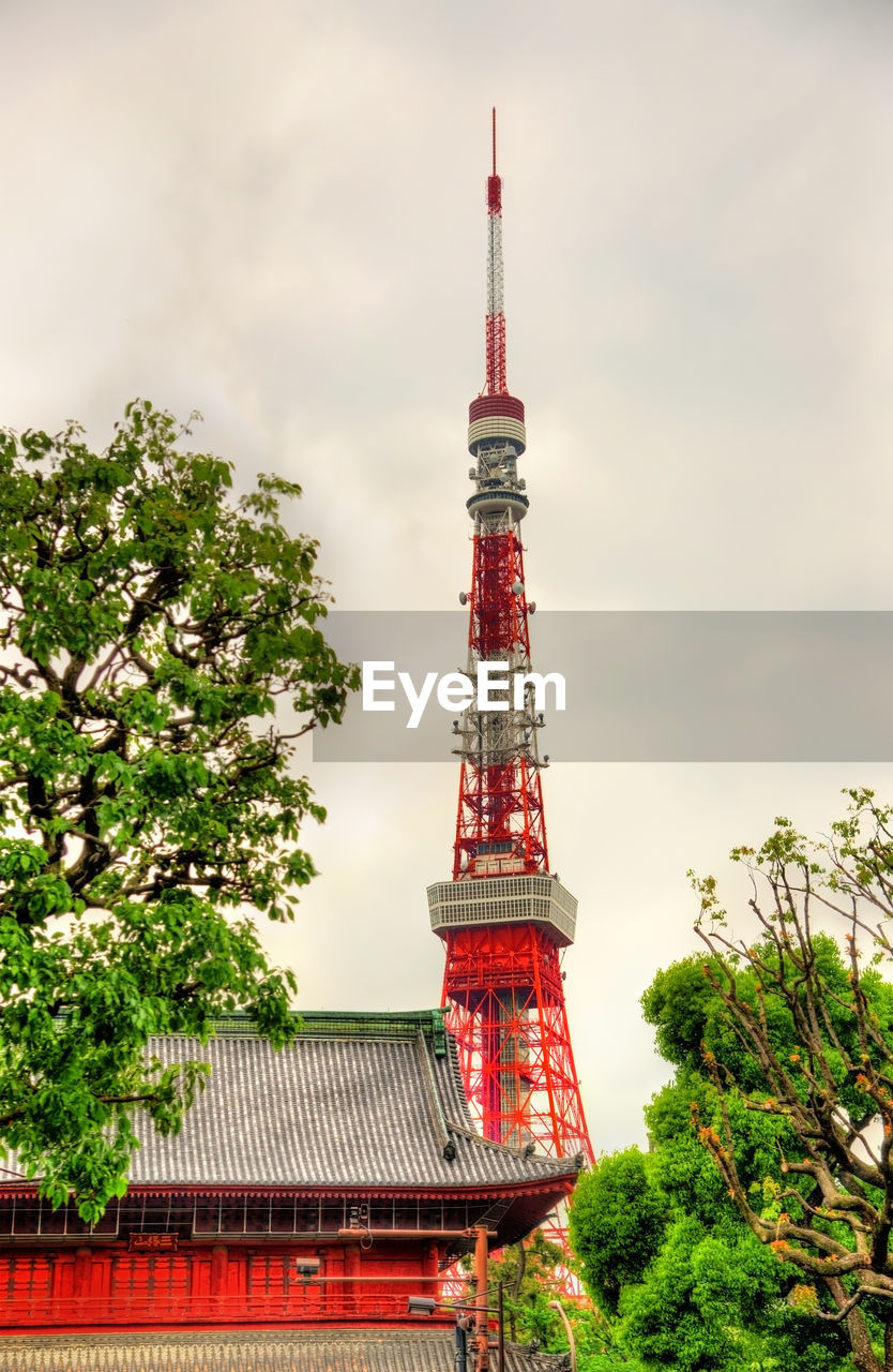 LOW ANGLE VIEW OF TOWER AGAINST SKY