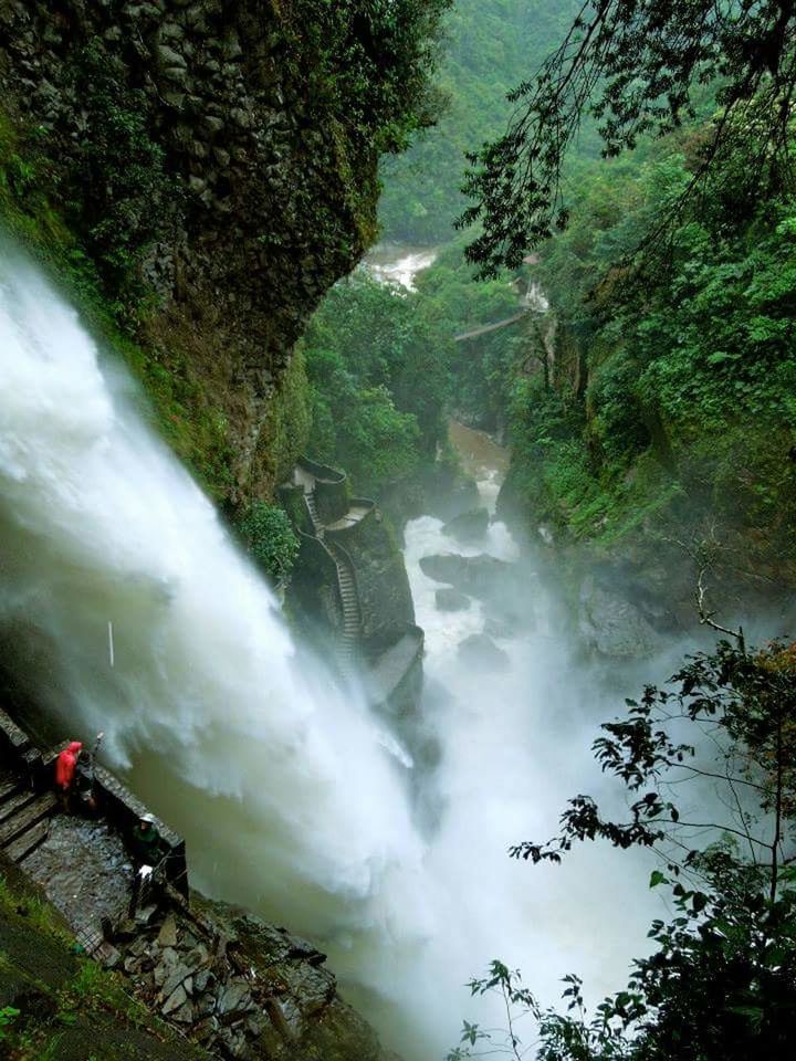 VIEW OF WATERFALL