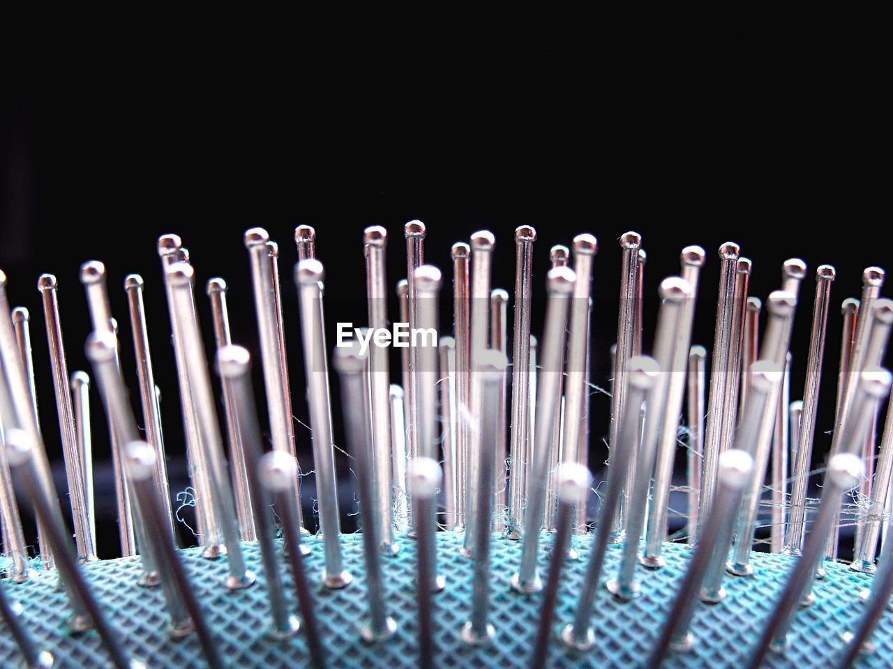 Close-up of hairbrush