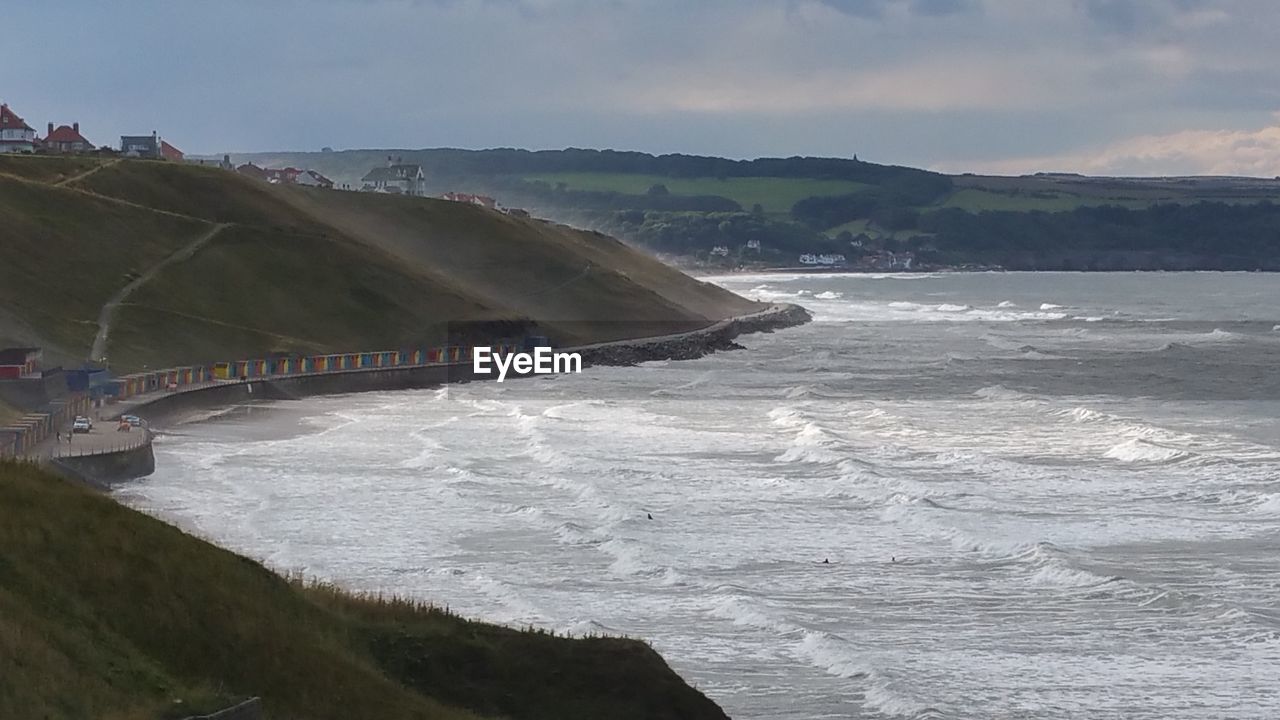 PANORAMIC SHOT OF SEA AGAINST SKY