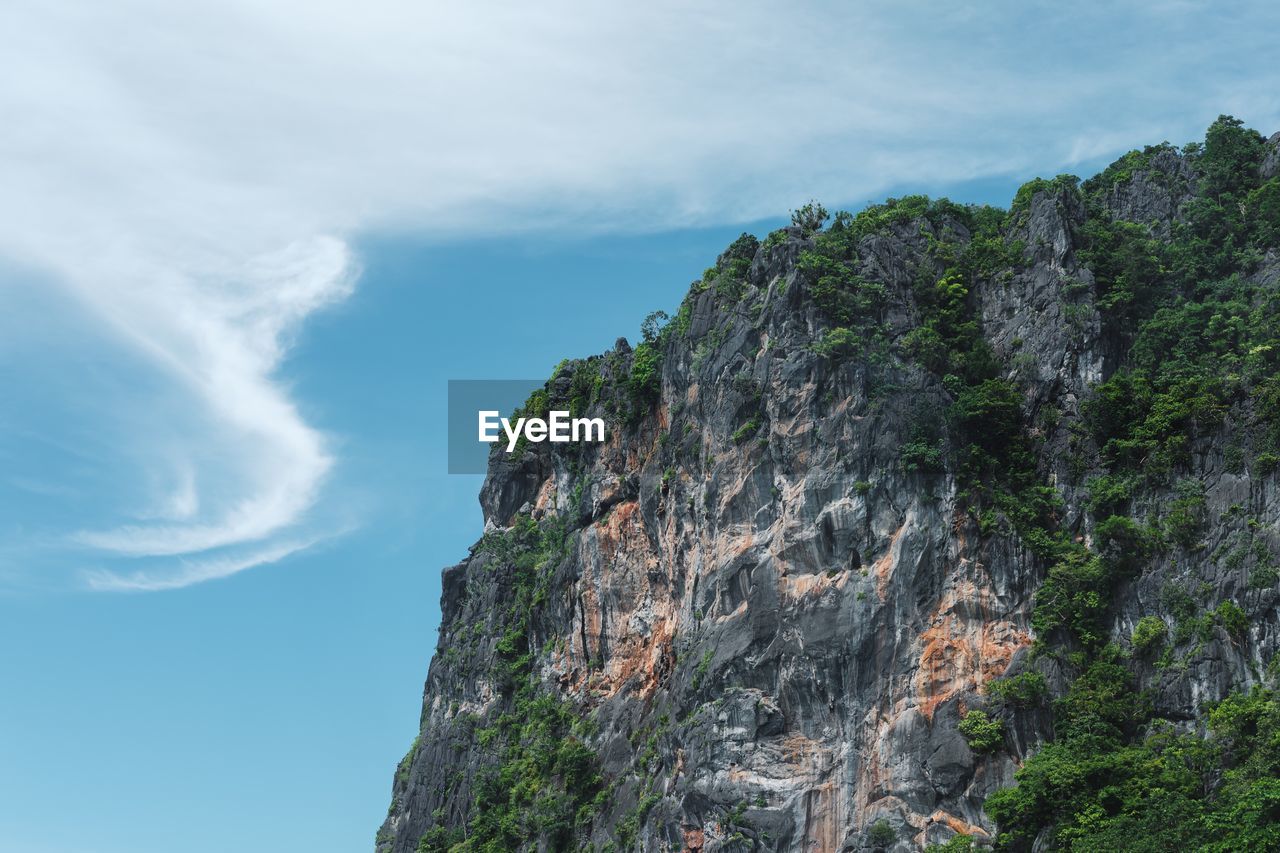 Low angle view of cloudy sky