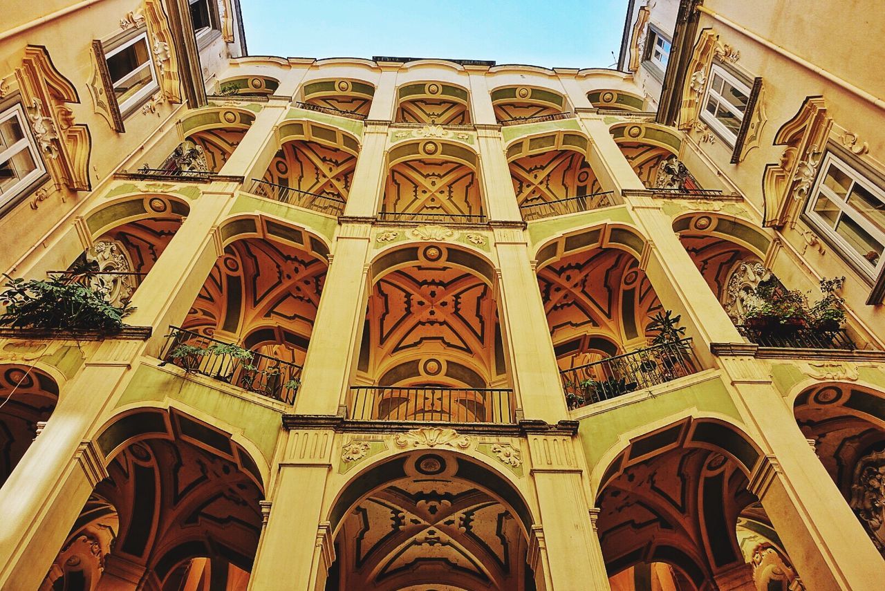 LOW ANGLE VIEW OF TEMPLE