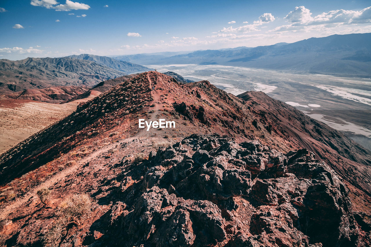 AERIAL VIEW OF DESERT