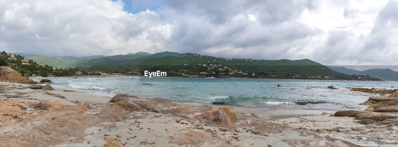 PANORAMIC SHOT OF SEA AGAINST SKY