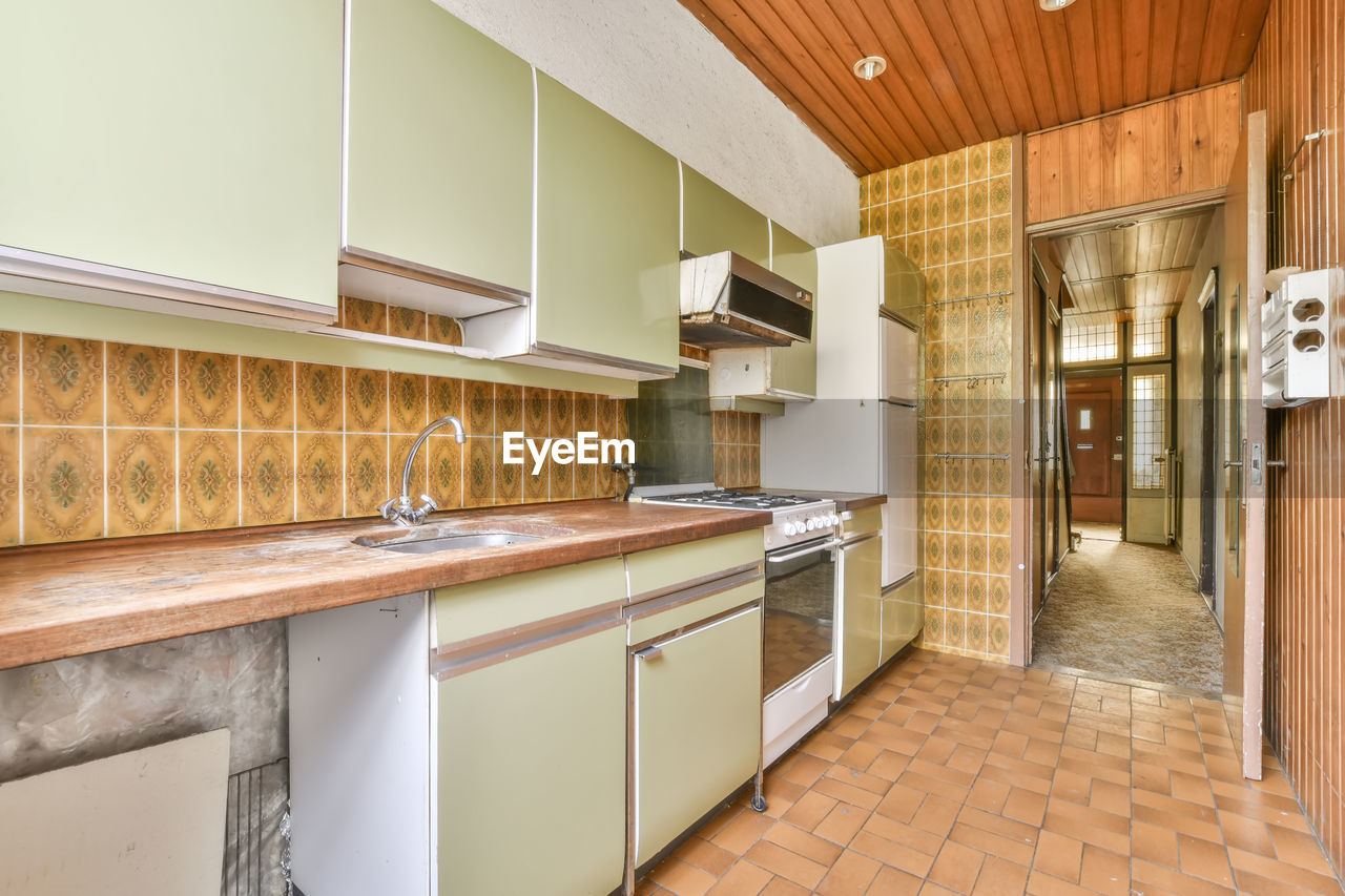 Interior of kitchen at home