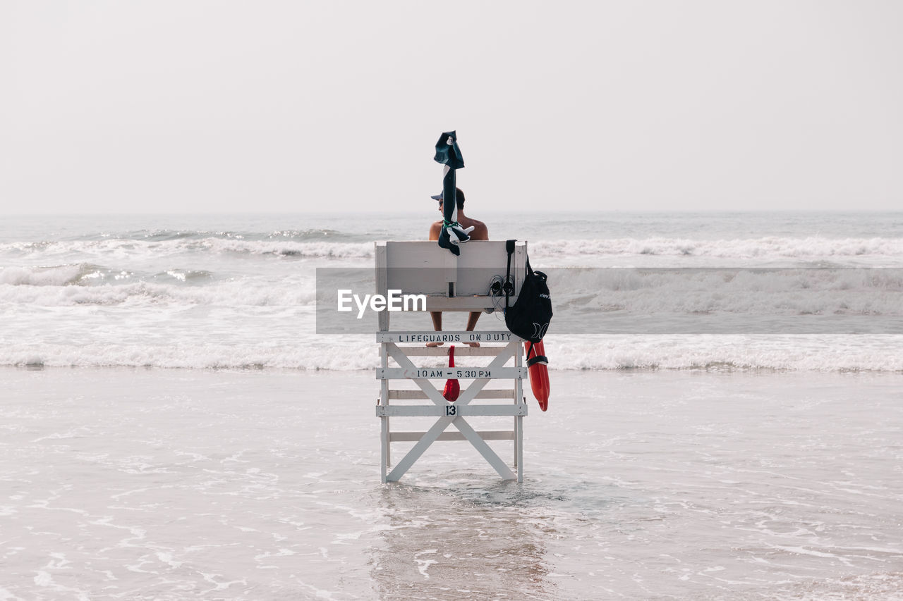 MAN ON BEACH