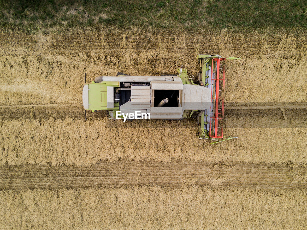 Tractor on field