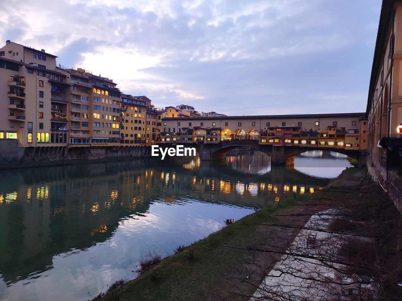 architecture, reflection, water, built structure, sky, building exterior, city, evening, bridge, river, cityscape, nature, cloud, dusk, travel destinations, building, waterway, illuminated, travel, urban area, no people, tourism, twilight, night, sunset, history, street, transportation, outdoors, the past, landscape, residential district, city life, environment, business finance and industry