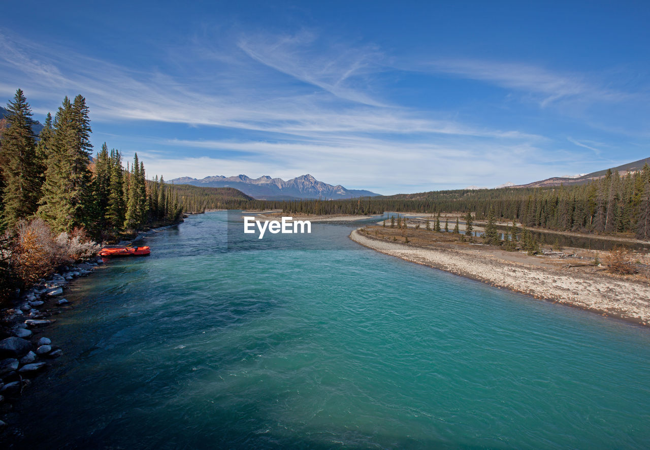 SCENIC VIEW OF RIVER AGAINST SKY