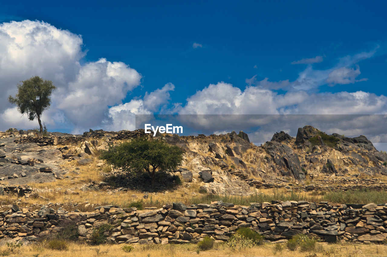 Panoramic view of landscape against sky