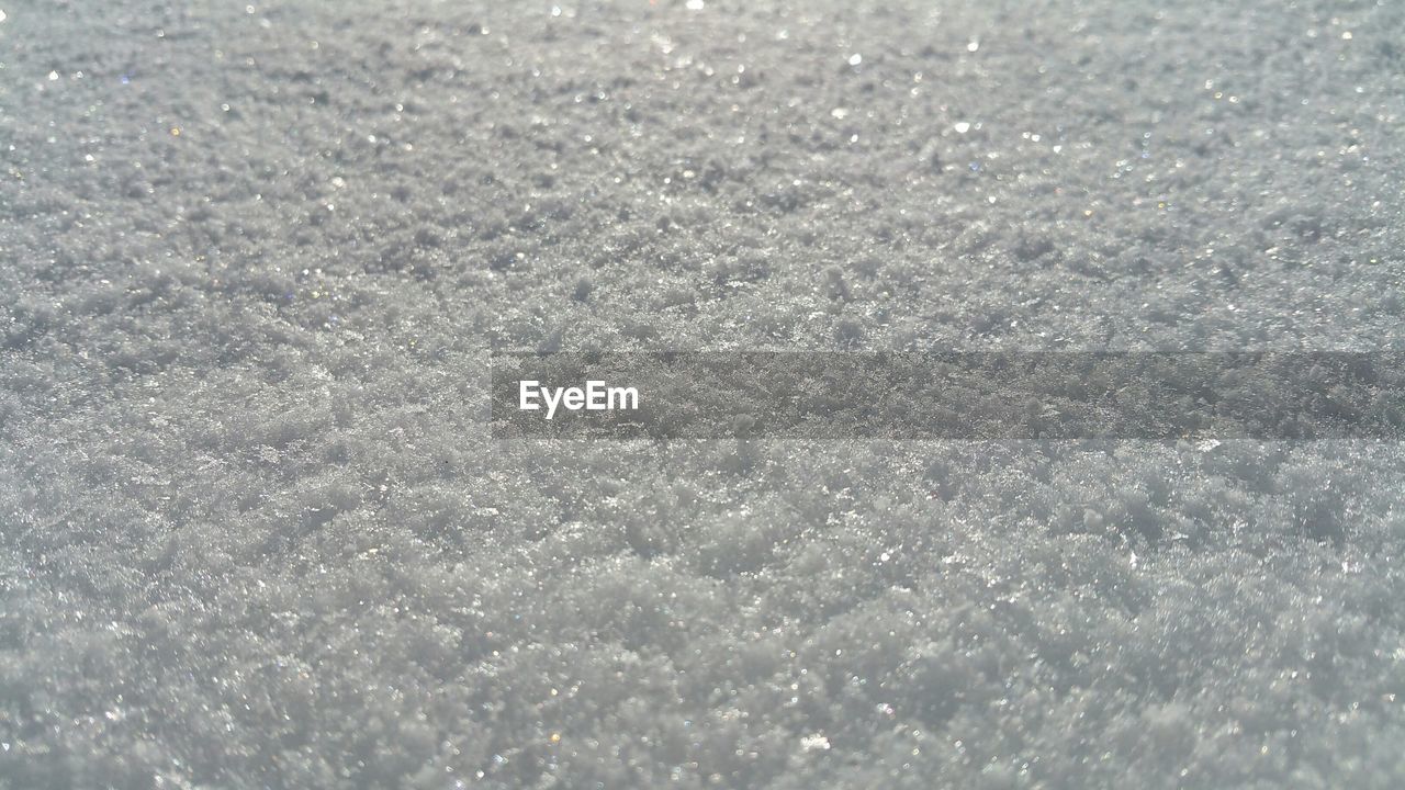 Full frame shot of snowcapped field