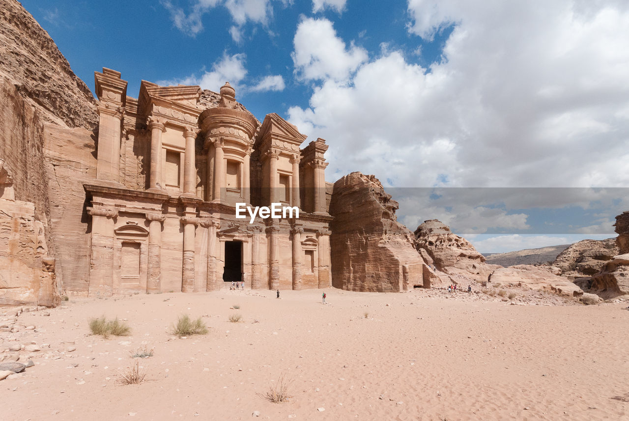 The monastery at petra in jordan