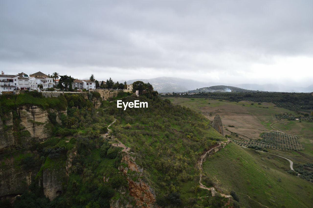 PANORAMIC SHOT OF BUILDINGS AGAINST SKY