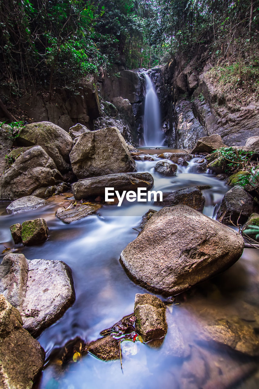 SCENIC VIEW OF WATERFALL