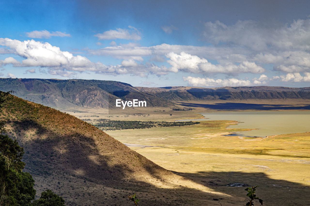 scenic view of desert against sky