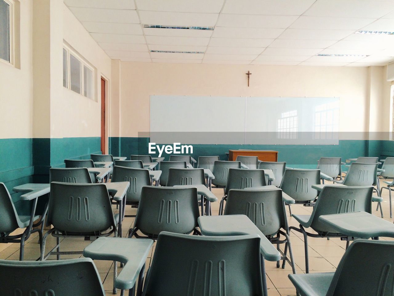 Chairs in classroom