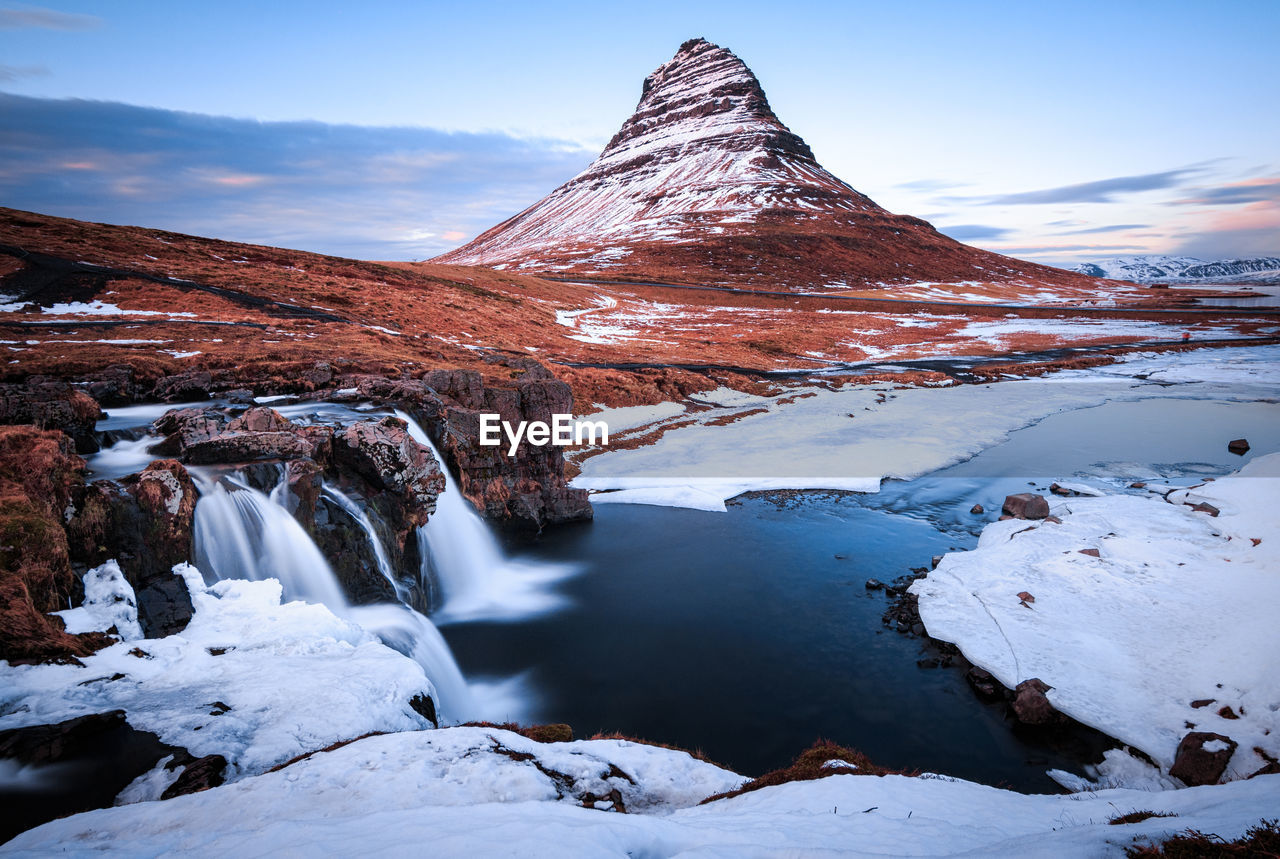 Scenic landscape in iceland