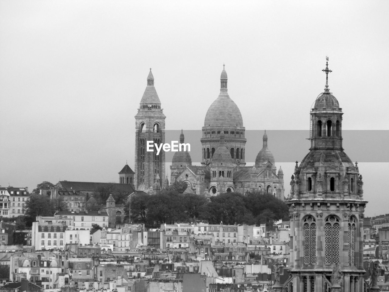 View of cathedral against clear sky