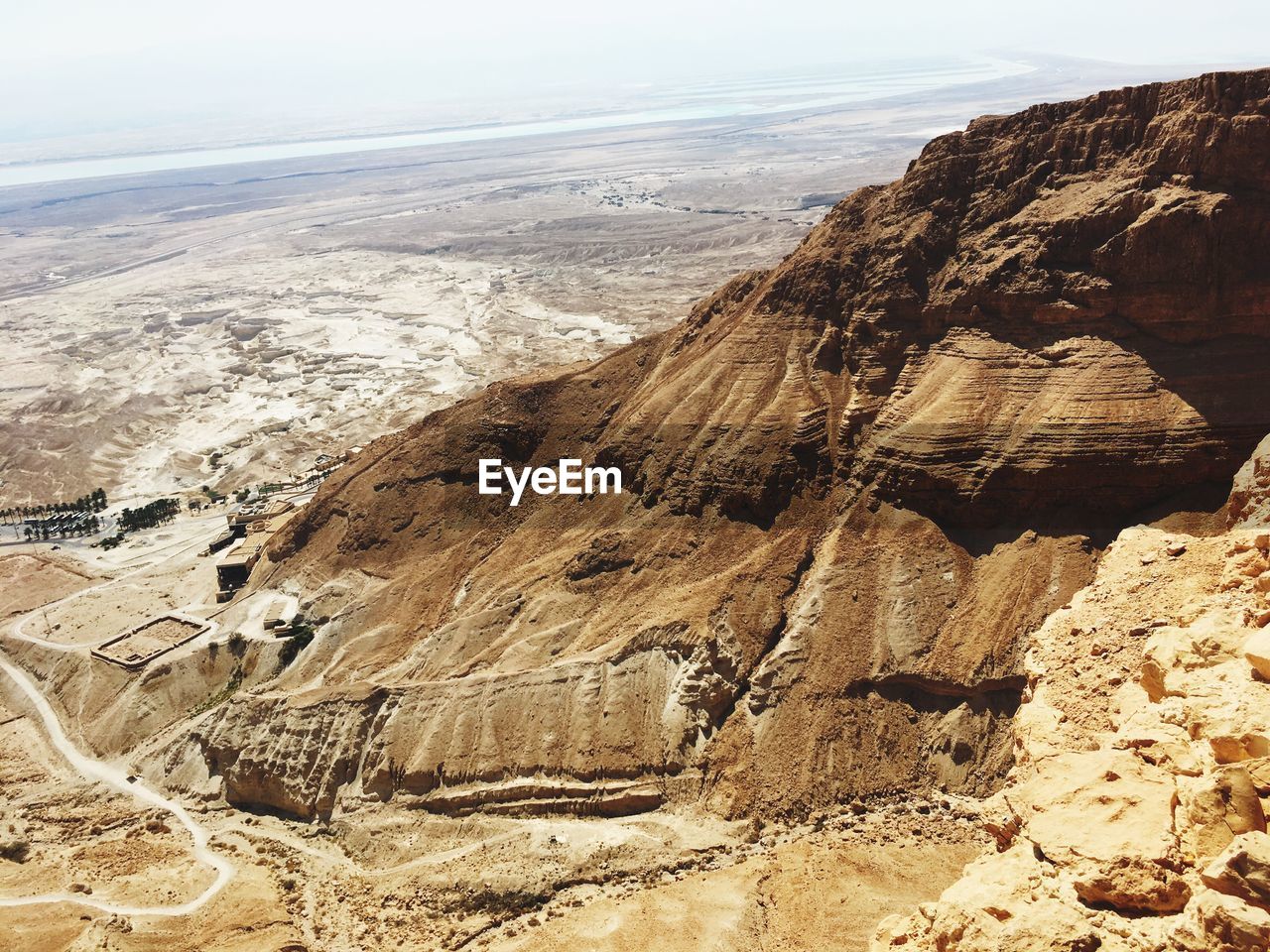 Scenic view of mountain against sky