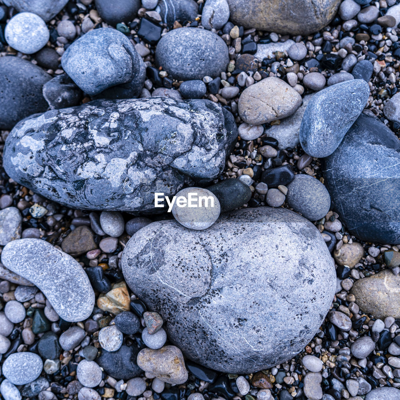 Rock formations at penmon point on anglesey, wales, uk