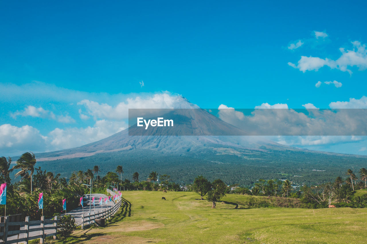 Scenic view of landscape against sky