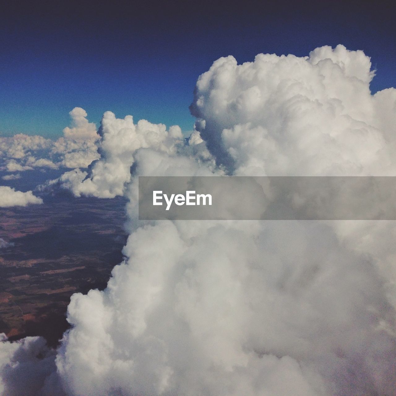 View of cloudy sky over landscape