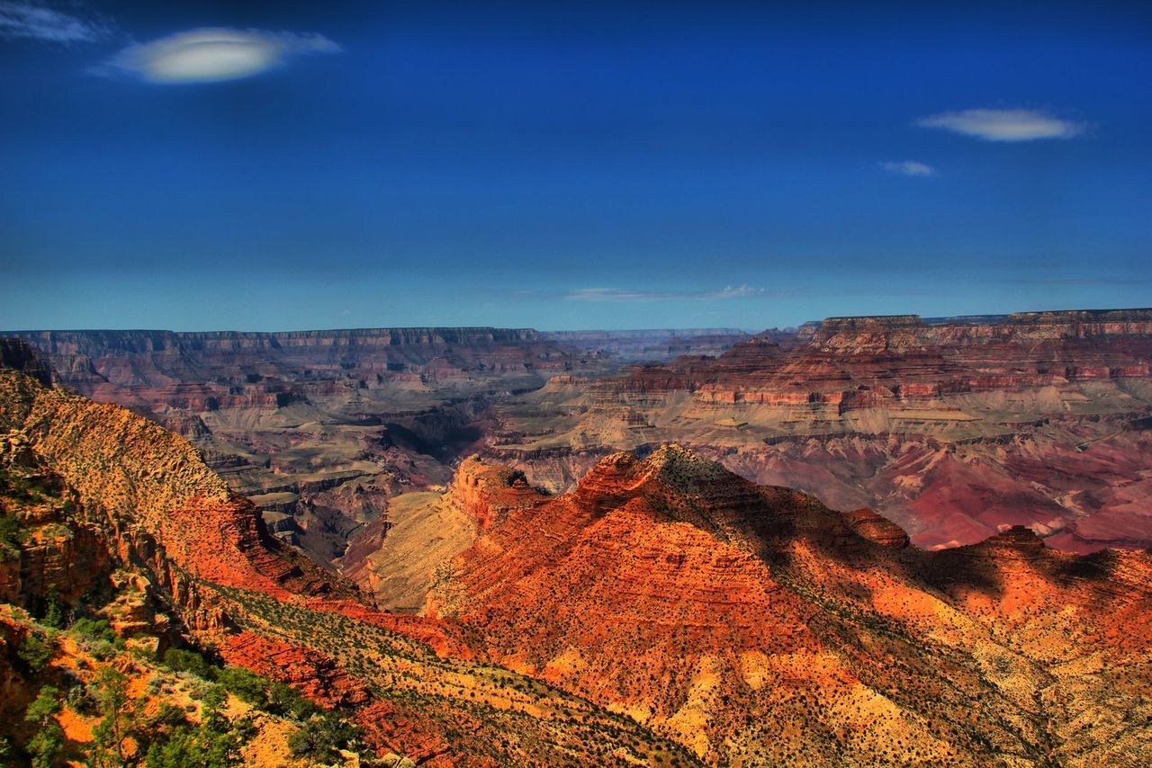 View of dramatic landscape