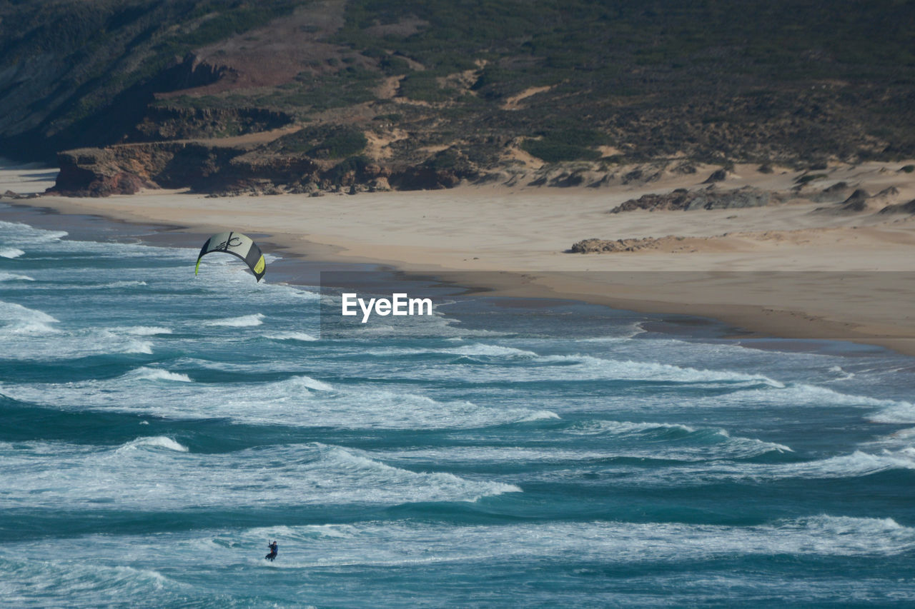 SCENIC VIEW OF SEA WAVES