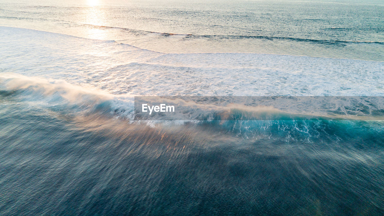 SCENIC VIEW OF SEA WAVES