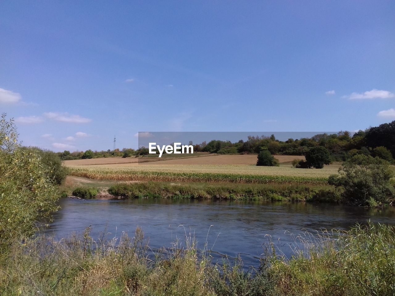 SCENIC VIEW OF AGRICULTURAL LANDSCAPE AGAINST SKY