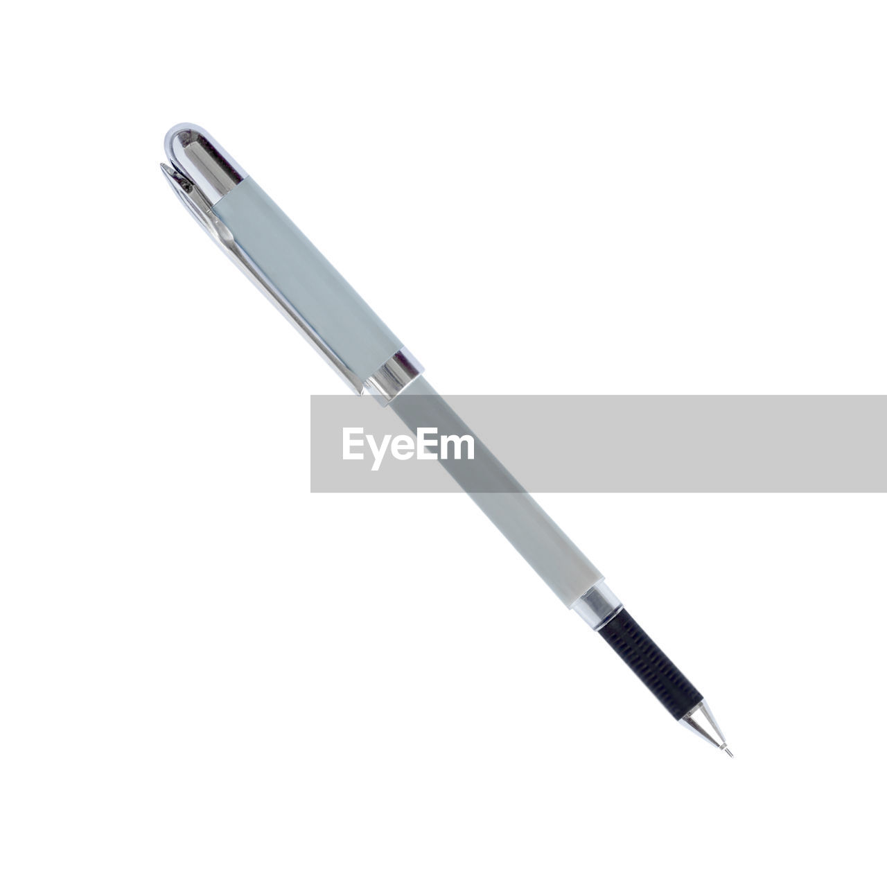 Close-up of pen against white background