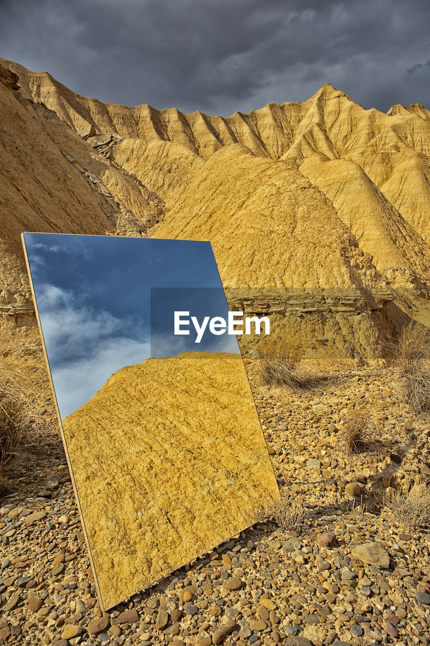 Bardenas reales. desierto de bardenas reales, desert of bardenas reales navarra spain this particular rock formation