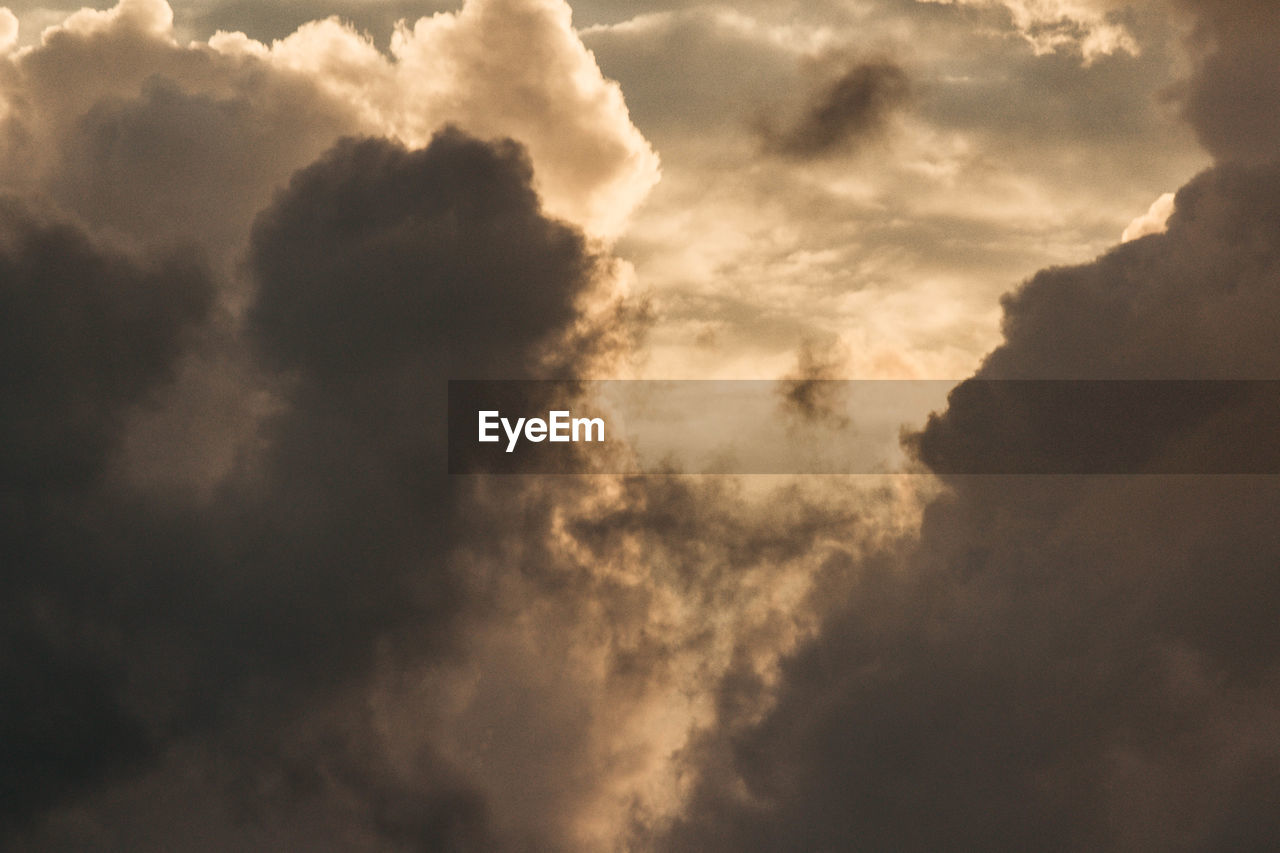 Low angle view of clouds in sky