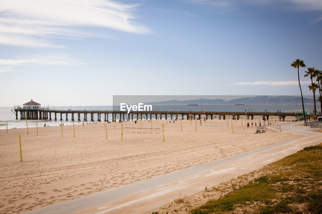 PANORAMIC VIEW OF BEACH AGAINST SKY