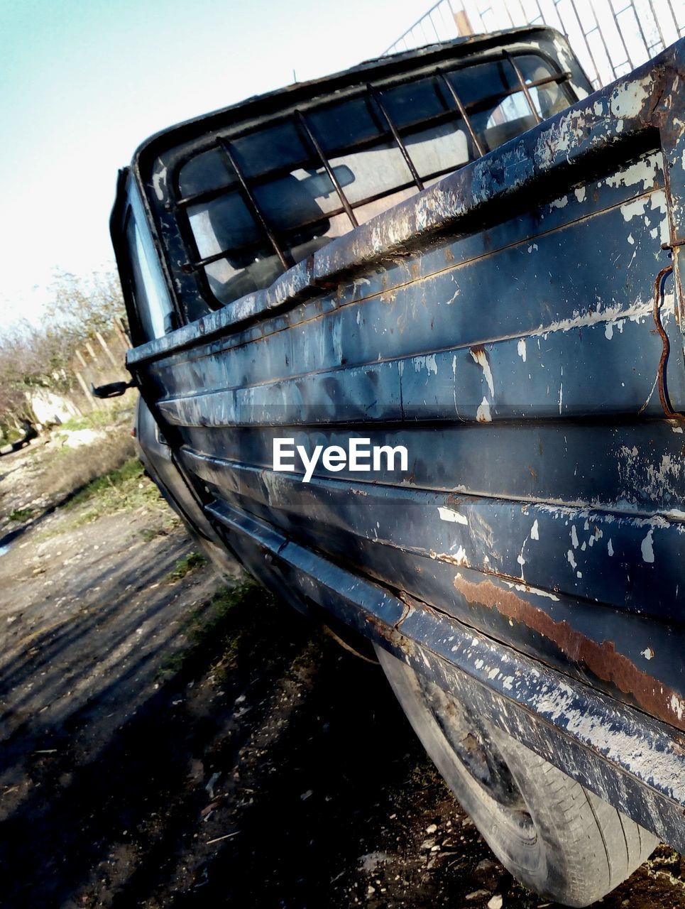 OLD BOAT IN WATER