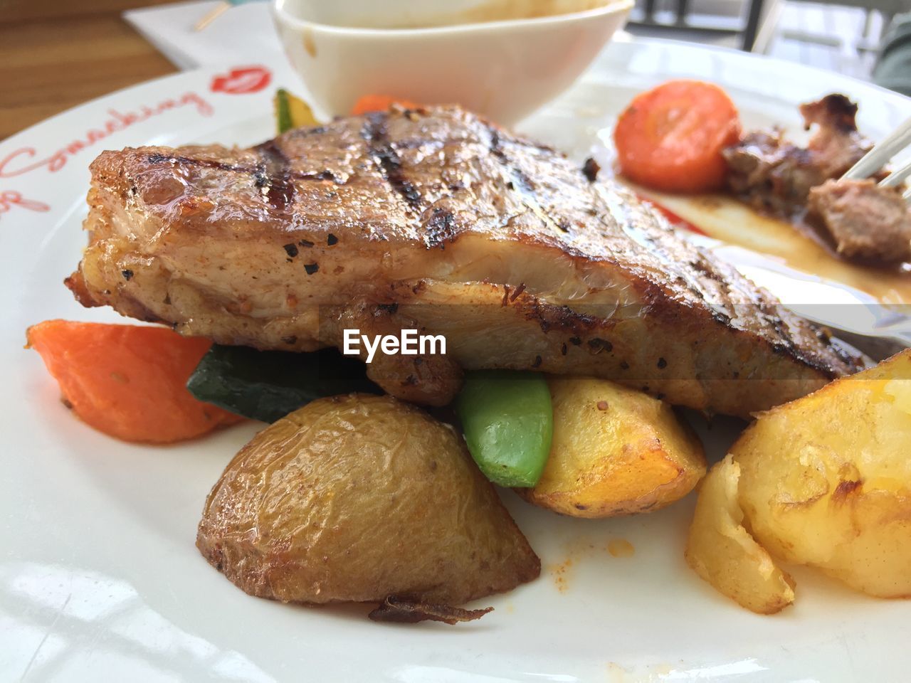 CLOSE-UP OF SEAFOOD SERVED ON PLATE