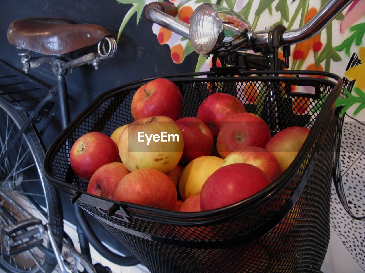 High angle view of fruits on table