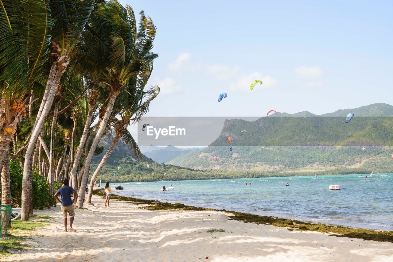 SCENIC VIEW OF SEA AND MOUNTAINS