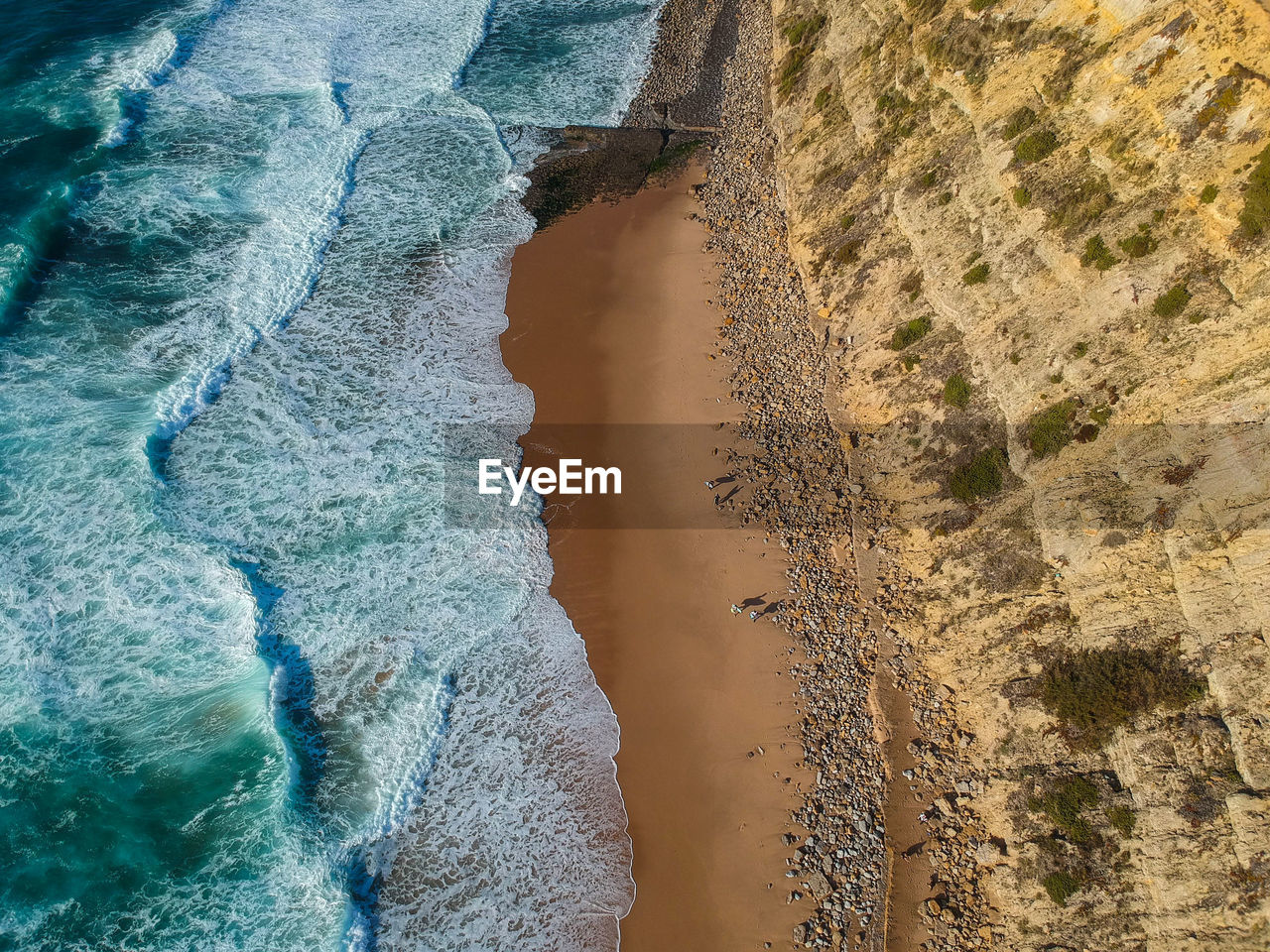 Aerial view of beach