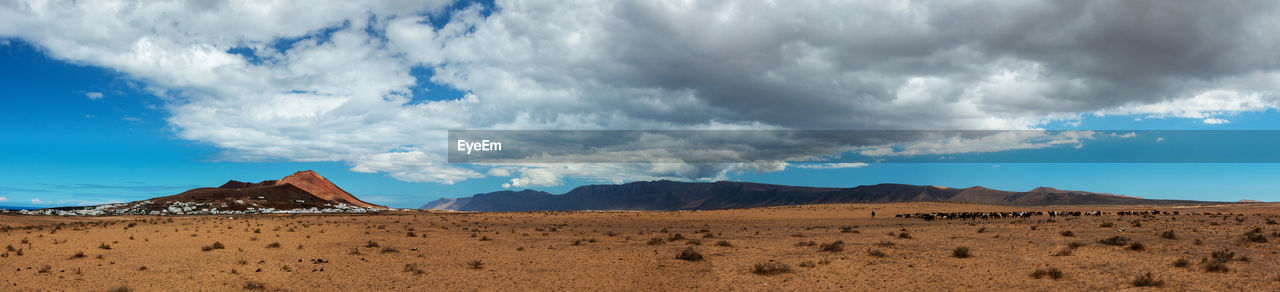 Panoramic view of landscape against sky