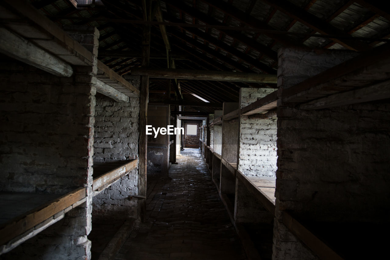 VIEW OF ABANDONED BUILDING