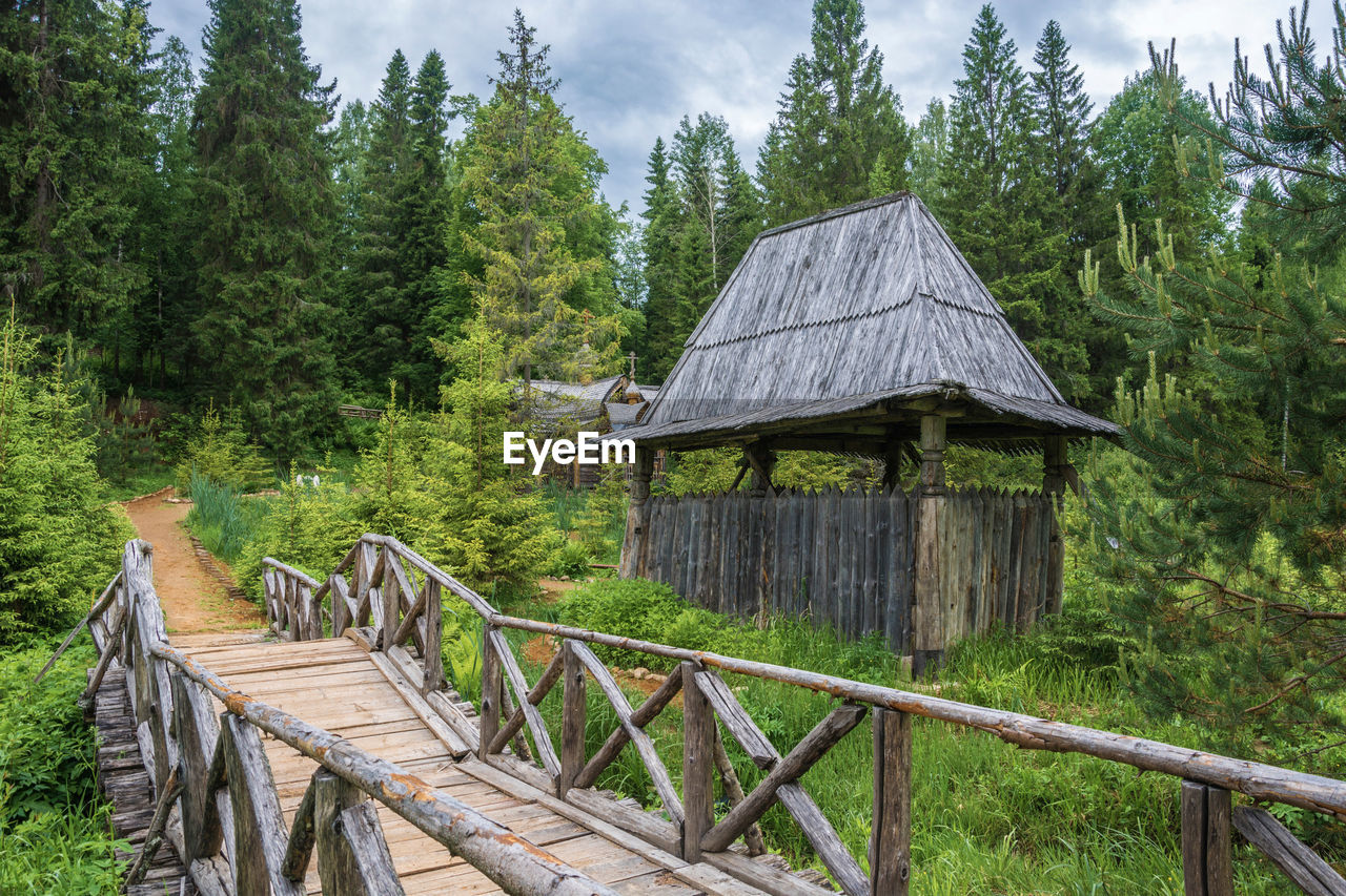 BUILT STRUCTURE IN FOREST